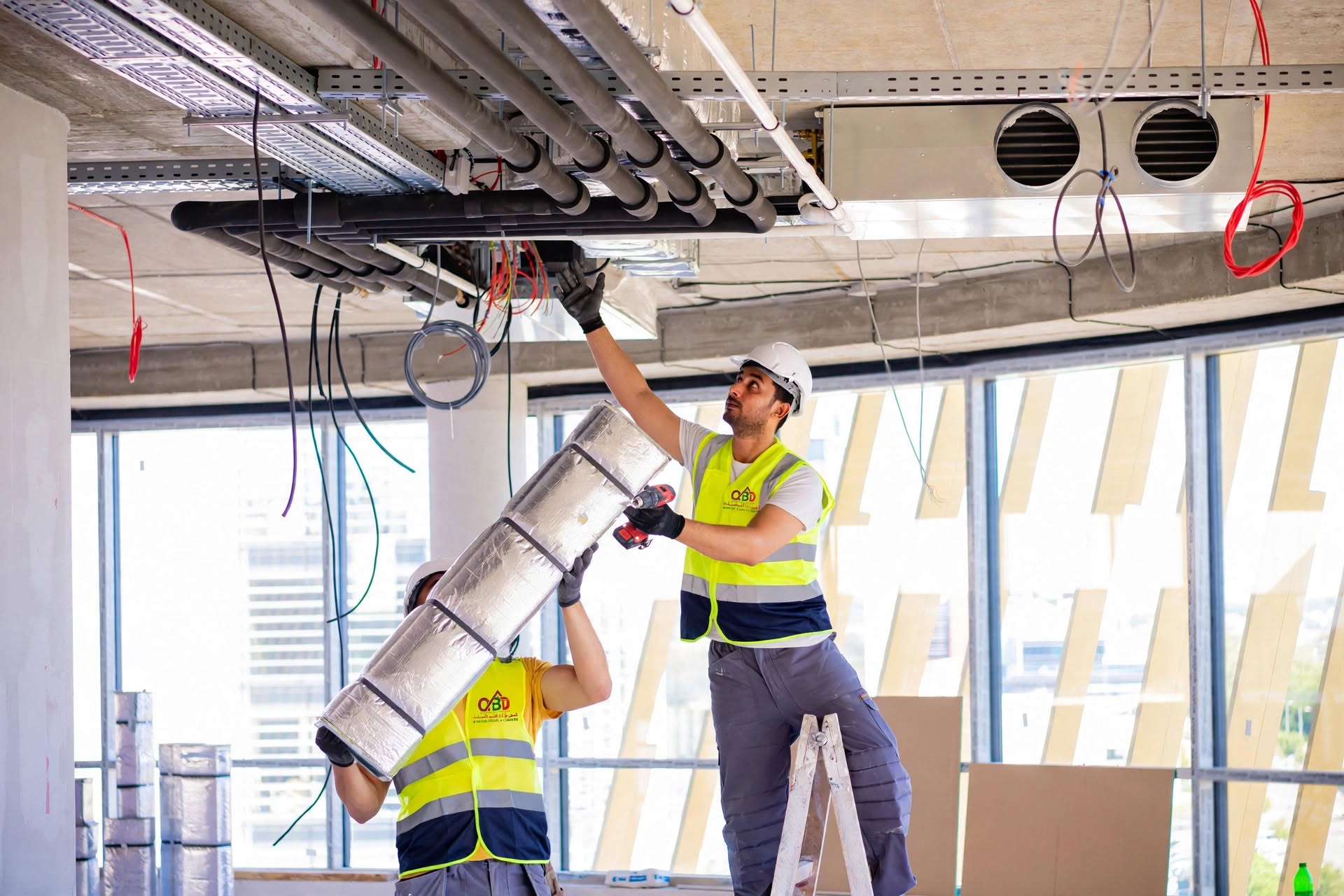 HVAC installation works